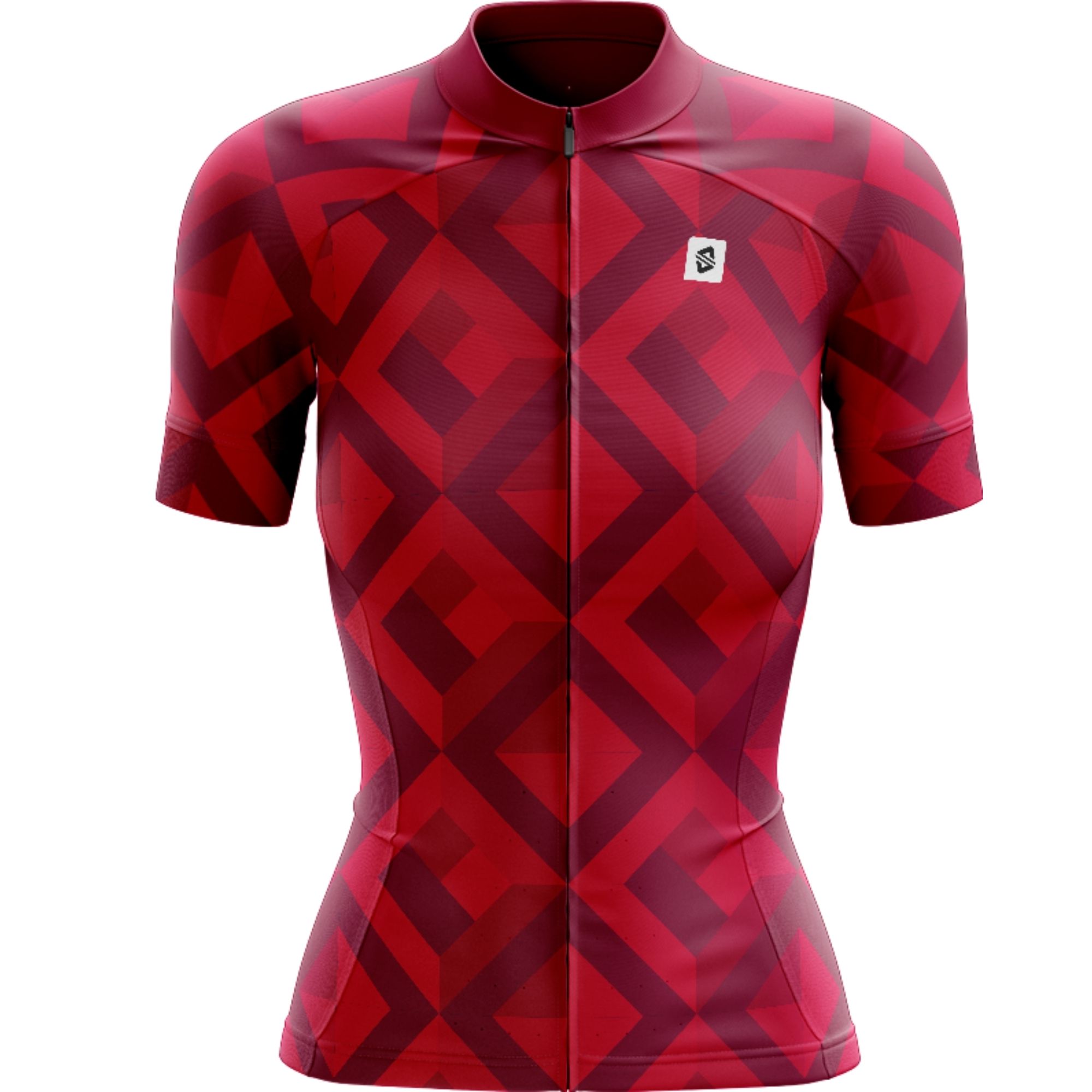 Camisa de Ciclismo Feminina Square